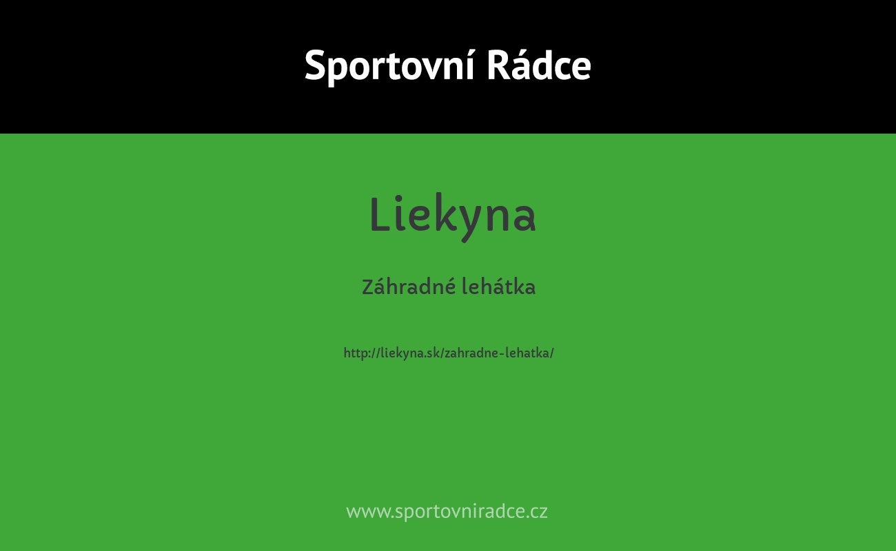 Záhradné lehátka