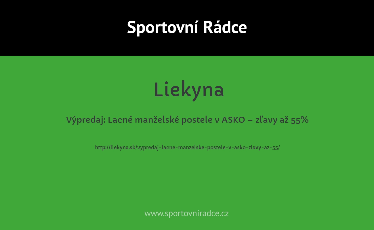 Výpredaj: Lacné manželské postele v ASKO – zľavy až 55%