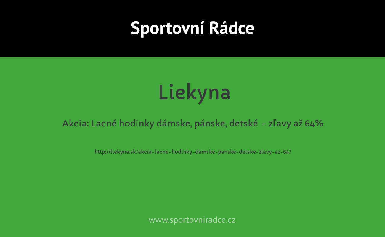 Akcia: Lacné hodinky dámske, pánske, detské – zľavy až 64%