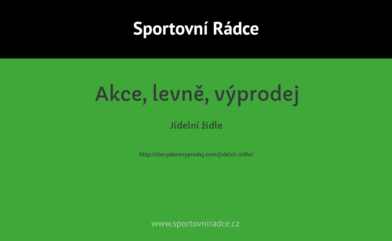 Jídelní židle