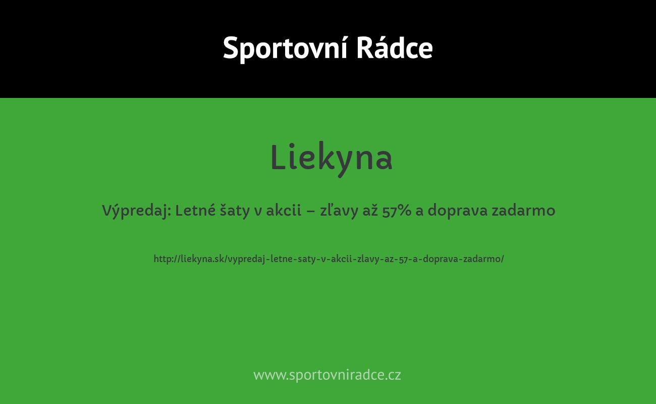 Výpredaj: Letné šaty v akcii – zľavy až 57% a doprava zadarmo